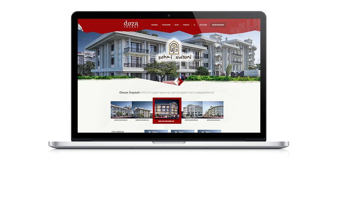 Doza İnşaat web sitesi