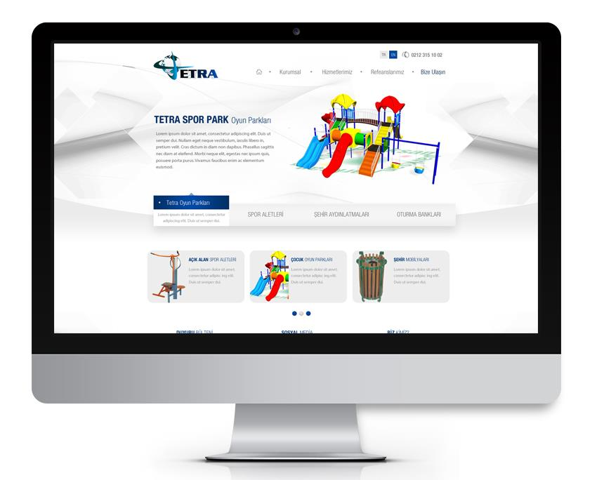 Tetra Spor Park web sitesi