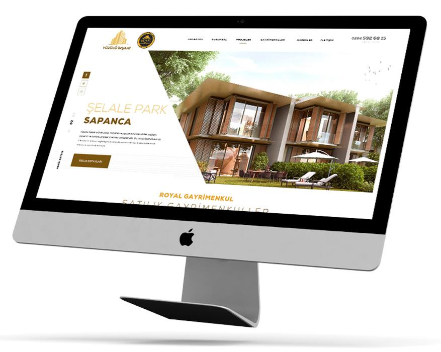 Yüzücü İnşaat web sitesi